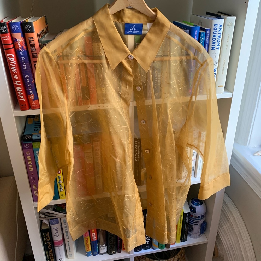 100% silk blouse